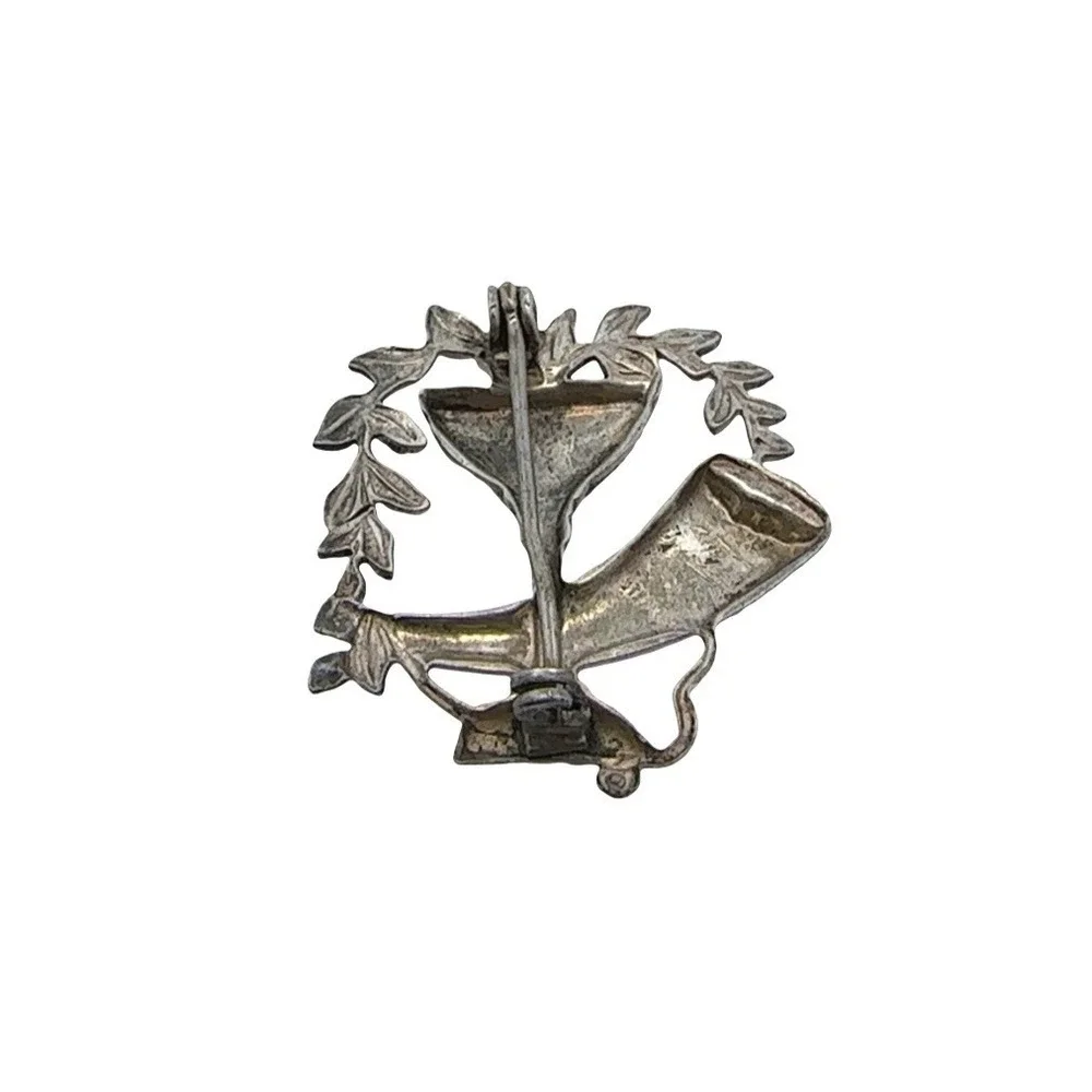 Vintage Estate Coro‎ Sterling Silver Horn of Plenty Brooch Pin! 132 - Picture 3 of 5